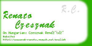 renato czesznak business card